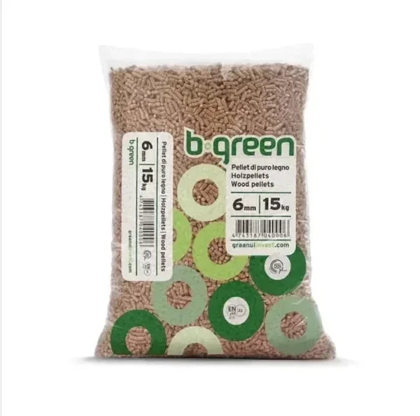 1 BANCALE Pellet BGreen ENplus A1 72 sacchi da 15 kg in conifere