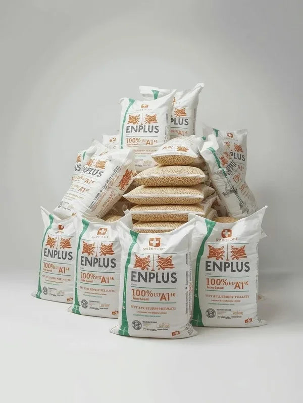 1 BANCALE da 70 SACCHI Pellet Swiss Flug ENplus A1 – 70 Sacchi da 15 kg – 100% Abete Puro