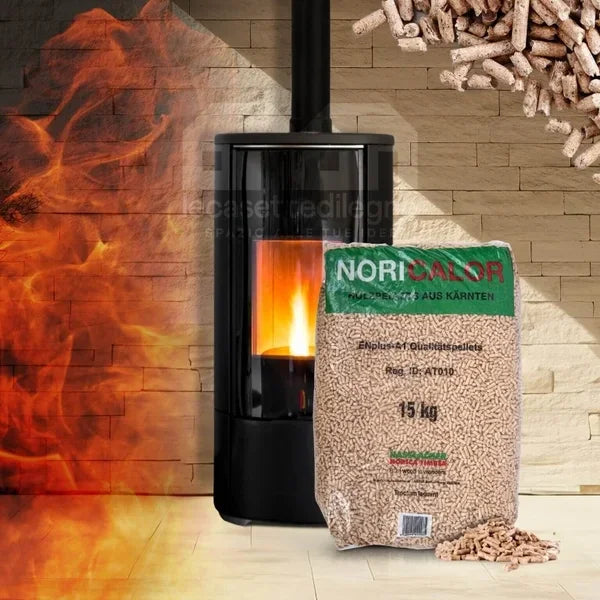 1 BANCALE da 72 SACCHI NORI CALOR 72 Sacchi Pellet Noricalor 100% made in AUSTRIA