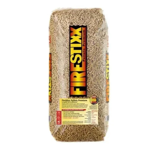 2 BANCALI Pellet Firestixx Premium A1 En Plus In Abete 144 sacchi da 15 Kg